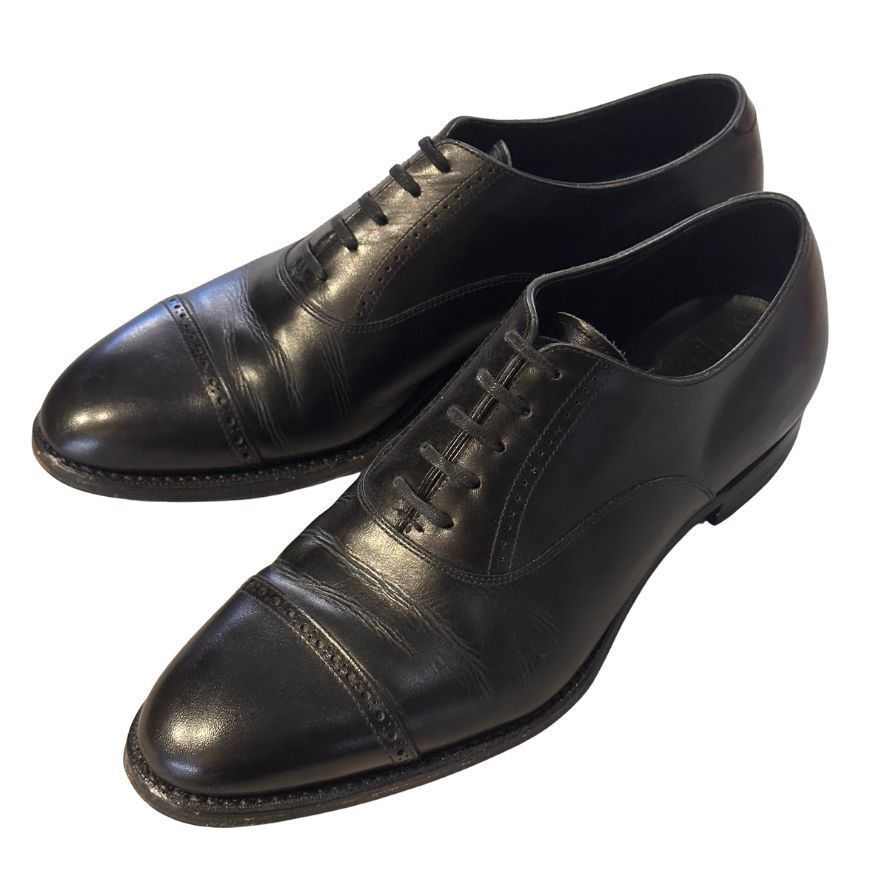 三陽山長 レザーシューズ 弦六郎 パンチドキャップトゥ【LA】【中古