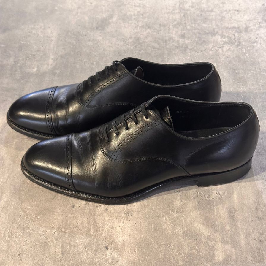 三陽山長 レザーシューズ 弦六郎 パンチドキャップトゥ【LA】【中古