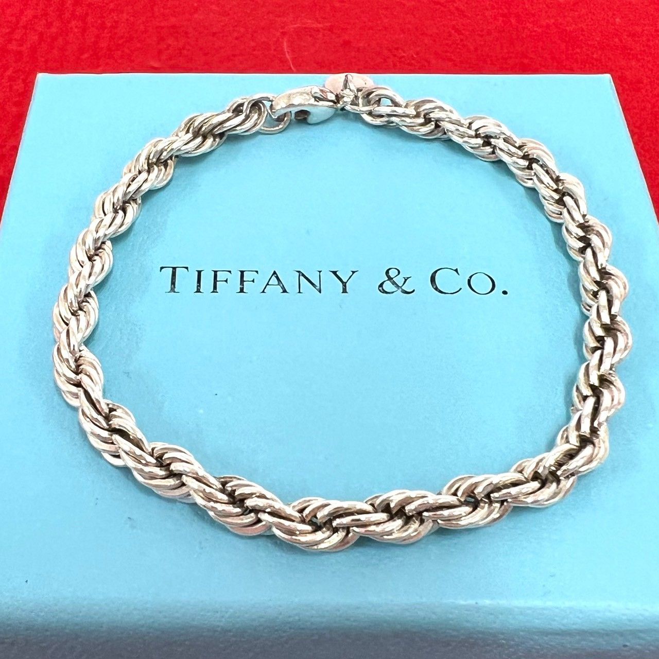 極 美品 TIFFANY&Co. ティファニー ヴィンテージ ツイストロープ