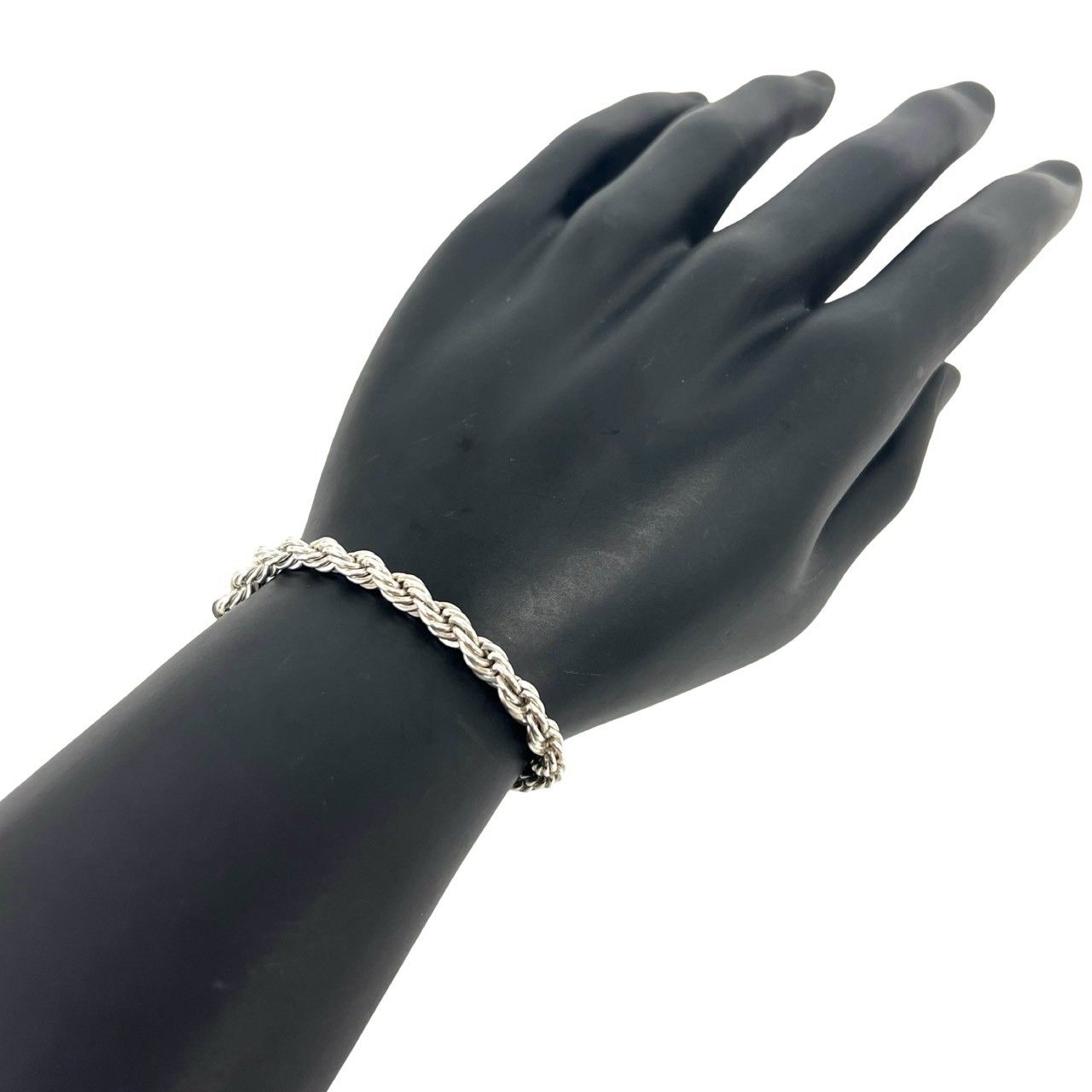 ヴィンテージ　ブレスレット　ターコイズ　ツイストロープ　シルバー925　刻印あり 極 美品 TIFFANY&Co. ティファニー ヴィンテージ ツイストロープ
