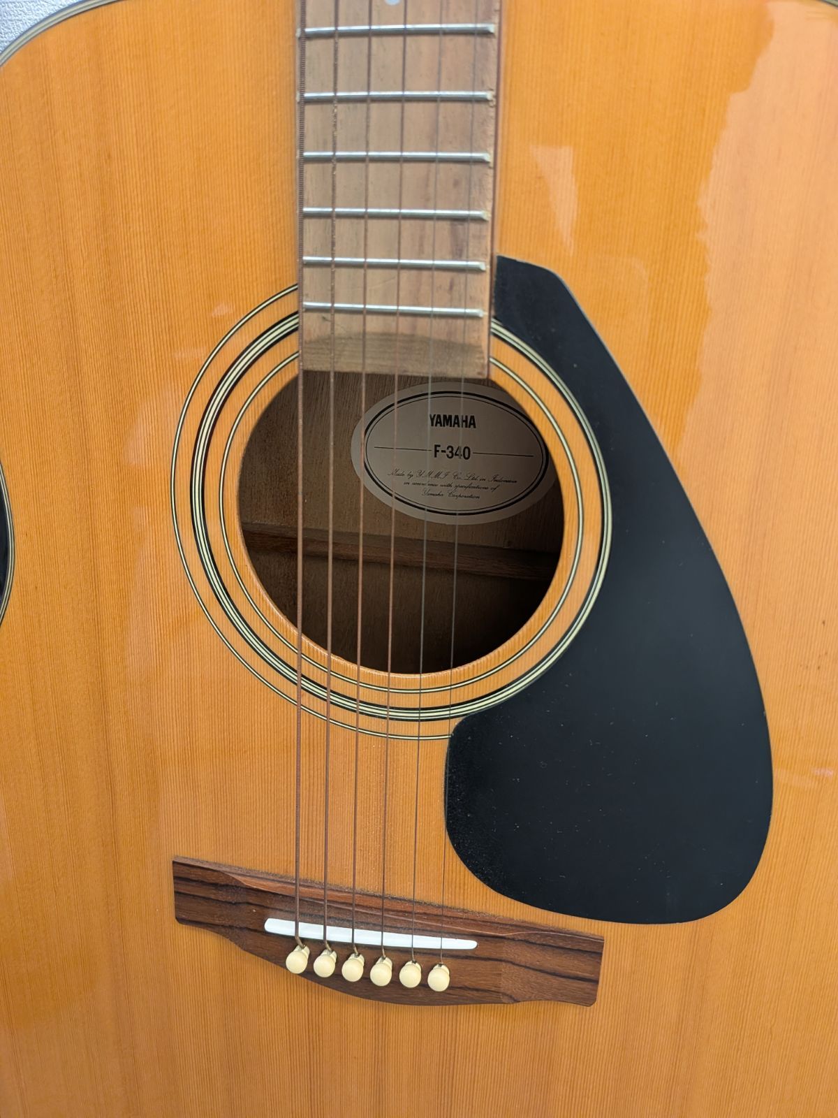 YAMAHA アコースティックギター f-340 ケース付き - メルカリ