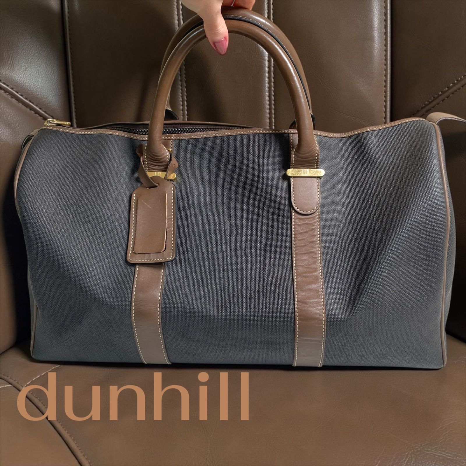 dunhill ダンヒル ボストンバッグ 旅行用バッグ 出張 - メルカリ