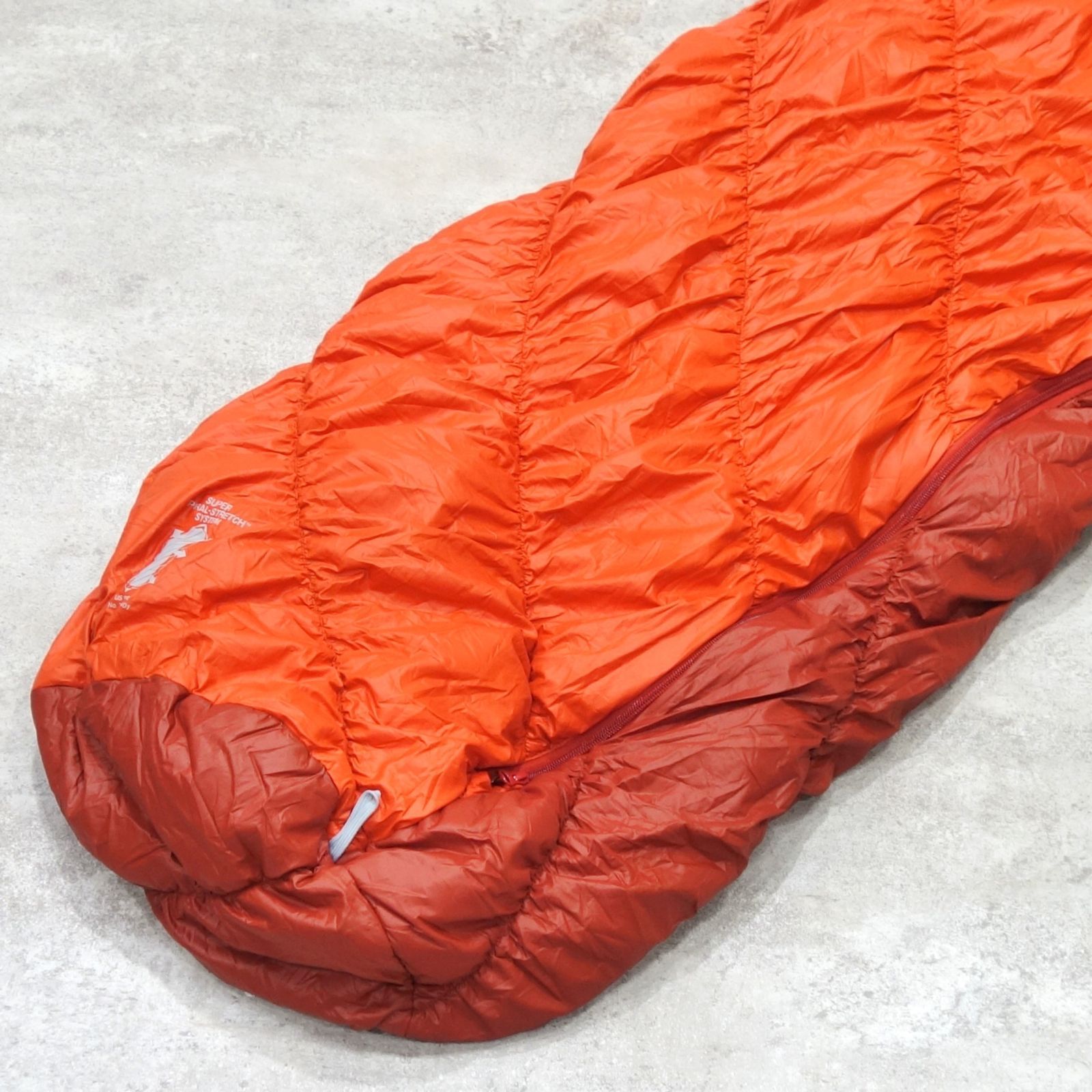montbell 寝袋　スーパースパイラルバロウバック#5 キャンプ　アウトドア 美品 モンベル mont-bell シュラフ スーパースパイラル バロウ バッグ