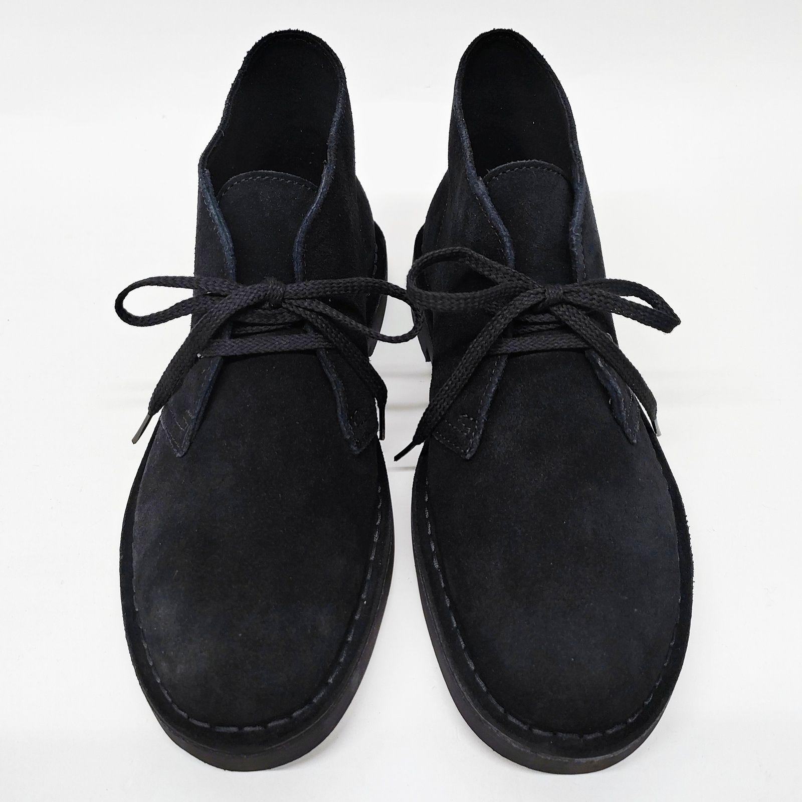 Clarks 26～26.5cm ブッシュエーカー 2 ブラック スエード UK 7.5