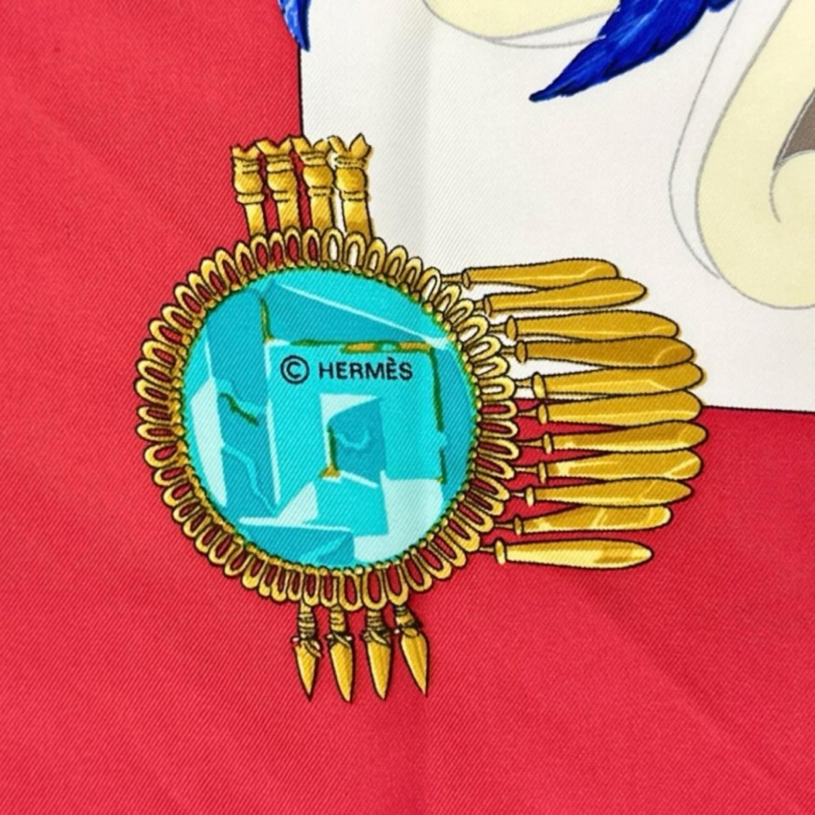 HERMES エルメス カレ90 MEXIQUE（メキシコ） スカーフ シルク マルチ