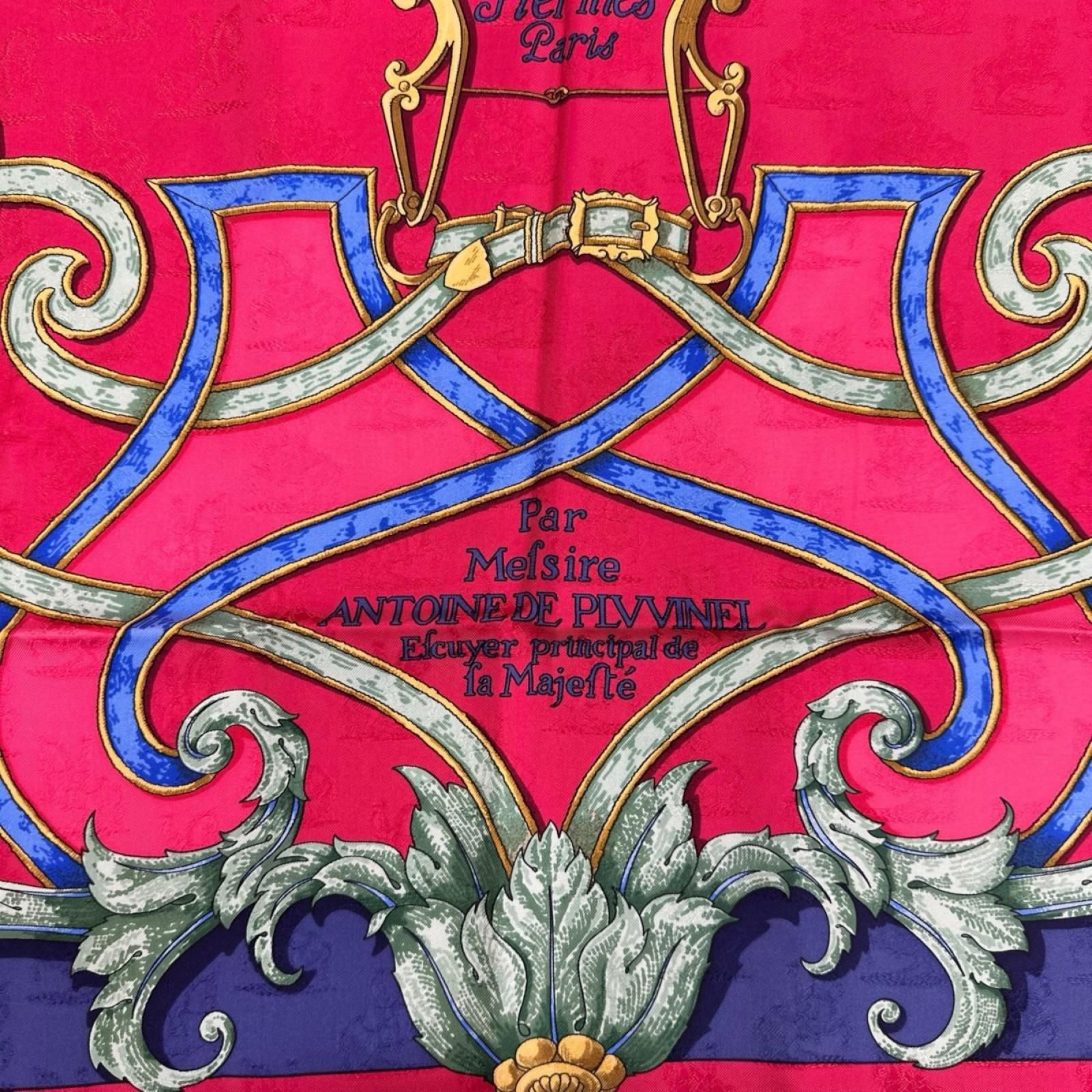 HERMES カレ90 L'INSTRUCTION DU ROY 美品 美品 HERMES エルメス カレ90 L'INSTRUCTION DU ROY（帝王学