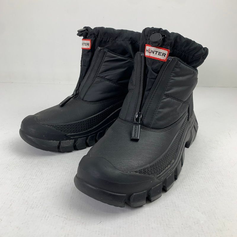 中古品】 HUNTER ハンター INTREPID ANKLE ZIP SNOW BOOT イントレ