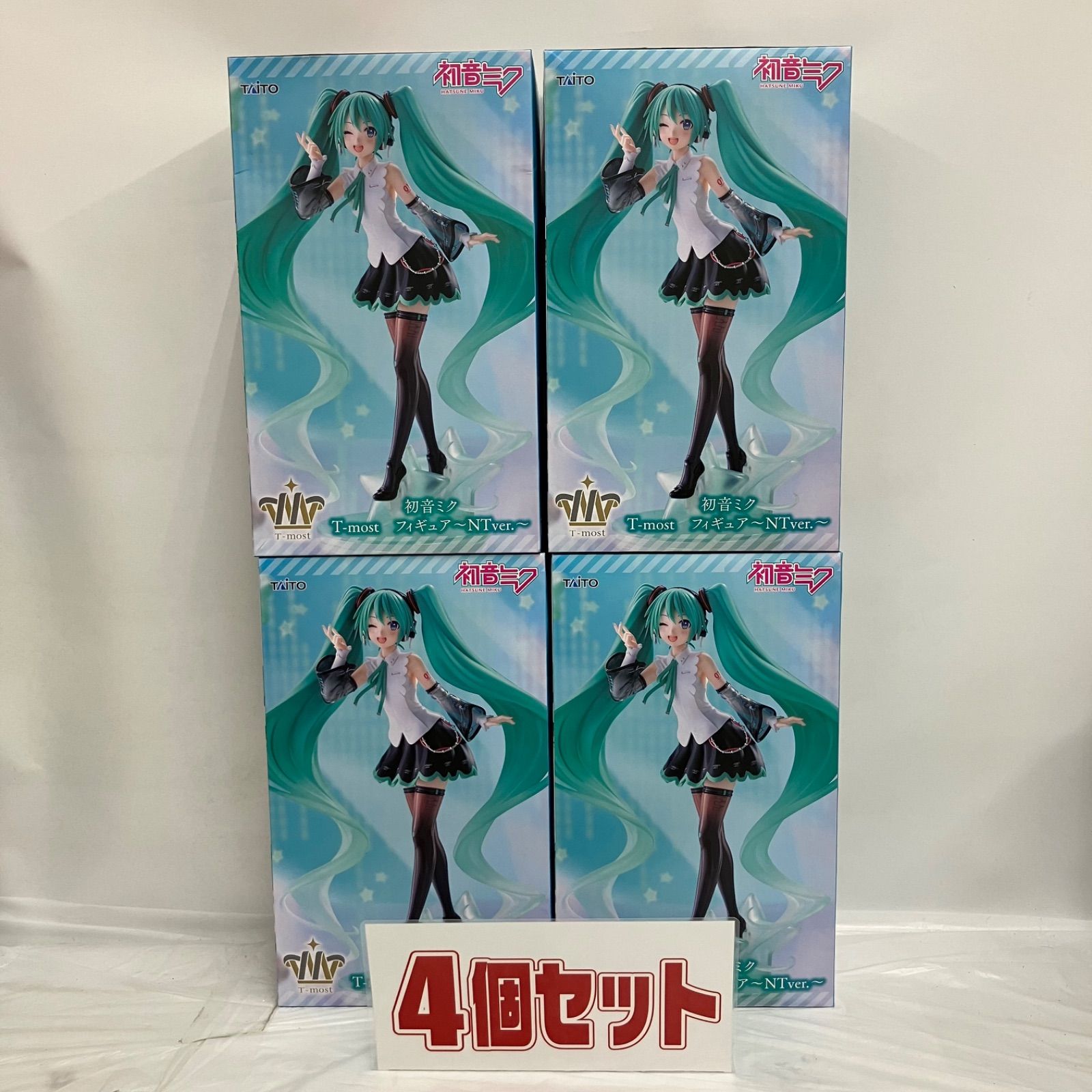 未開封 初音ミク T most NT ver フィギュア 4個セット LF9G63 f107
