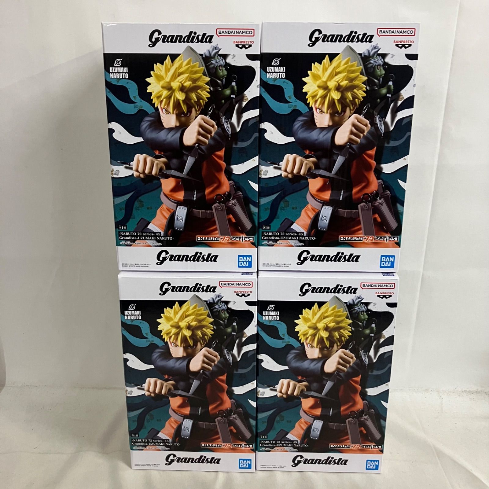 未開封 NARUTO 72 series 45 Grandista うずまきナルト フィギュア 4個