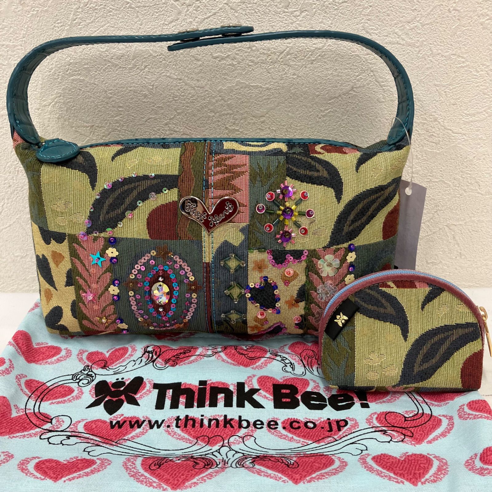 9165 Think Bee! シンクビー！ ハンドバッグ リッピ パッチワーク風