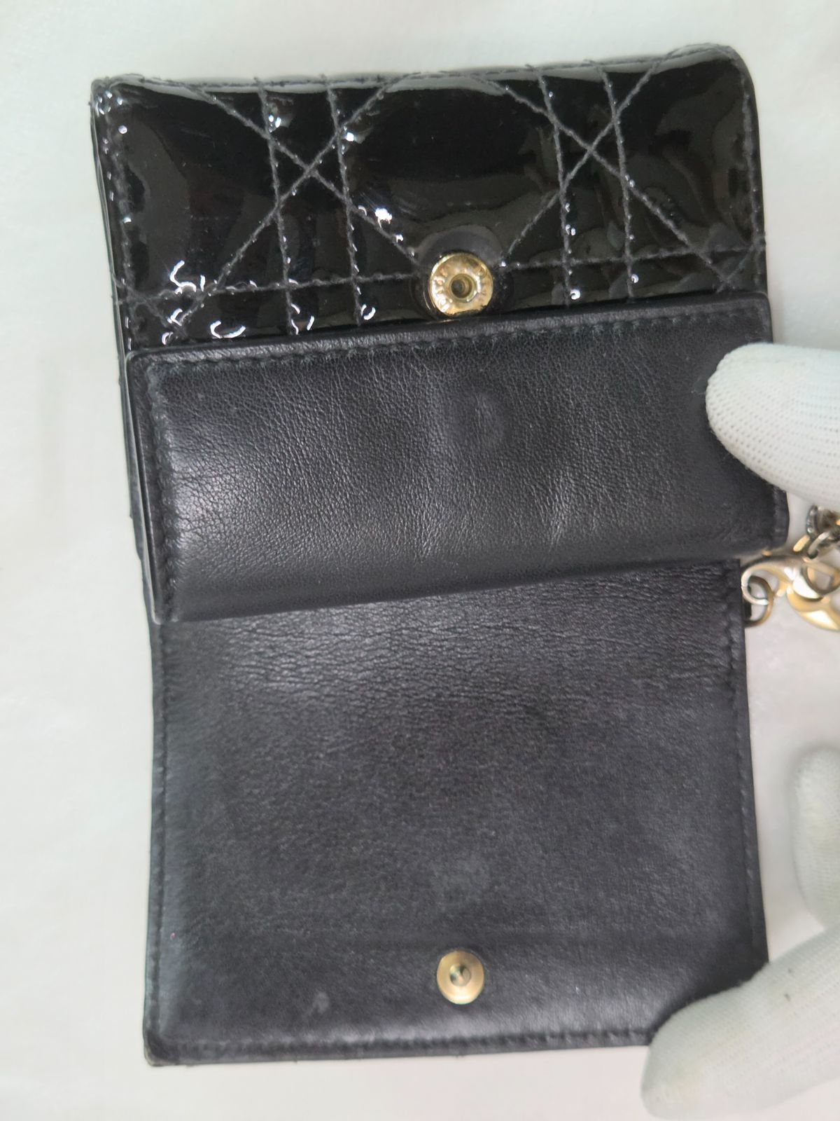 正規保証】Christian Dior ディオール レディディオール カナージュ 三