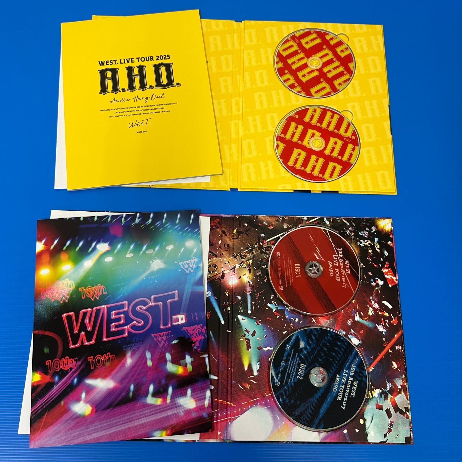 △100 WEST. / ジャニーズWEST LIVE DVD 8個 まとめ売り 中古品