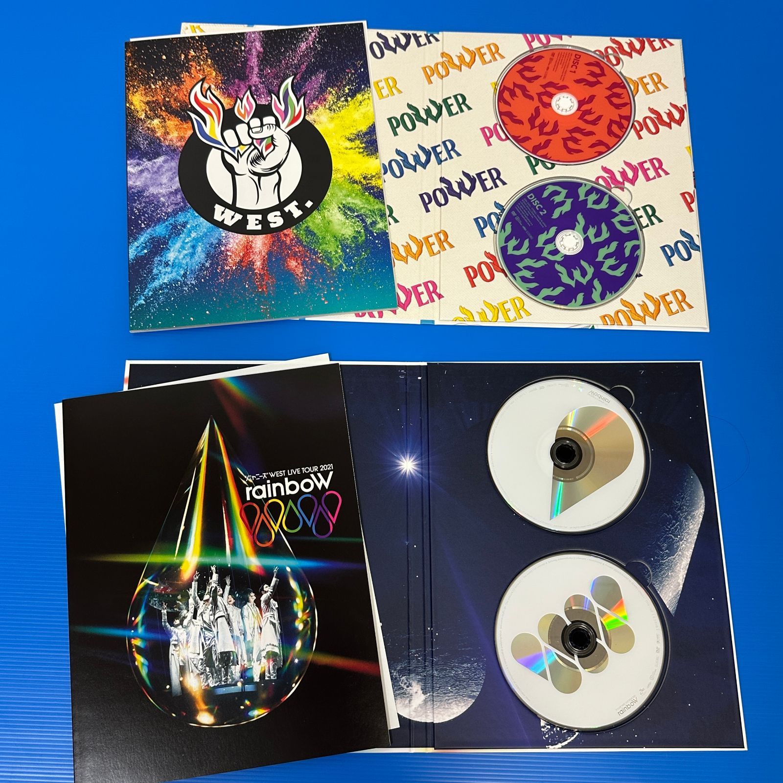 △100 WEST. / ジャニーズWEST LIVE DVD 8個 まとめ売り 中古品