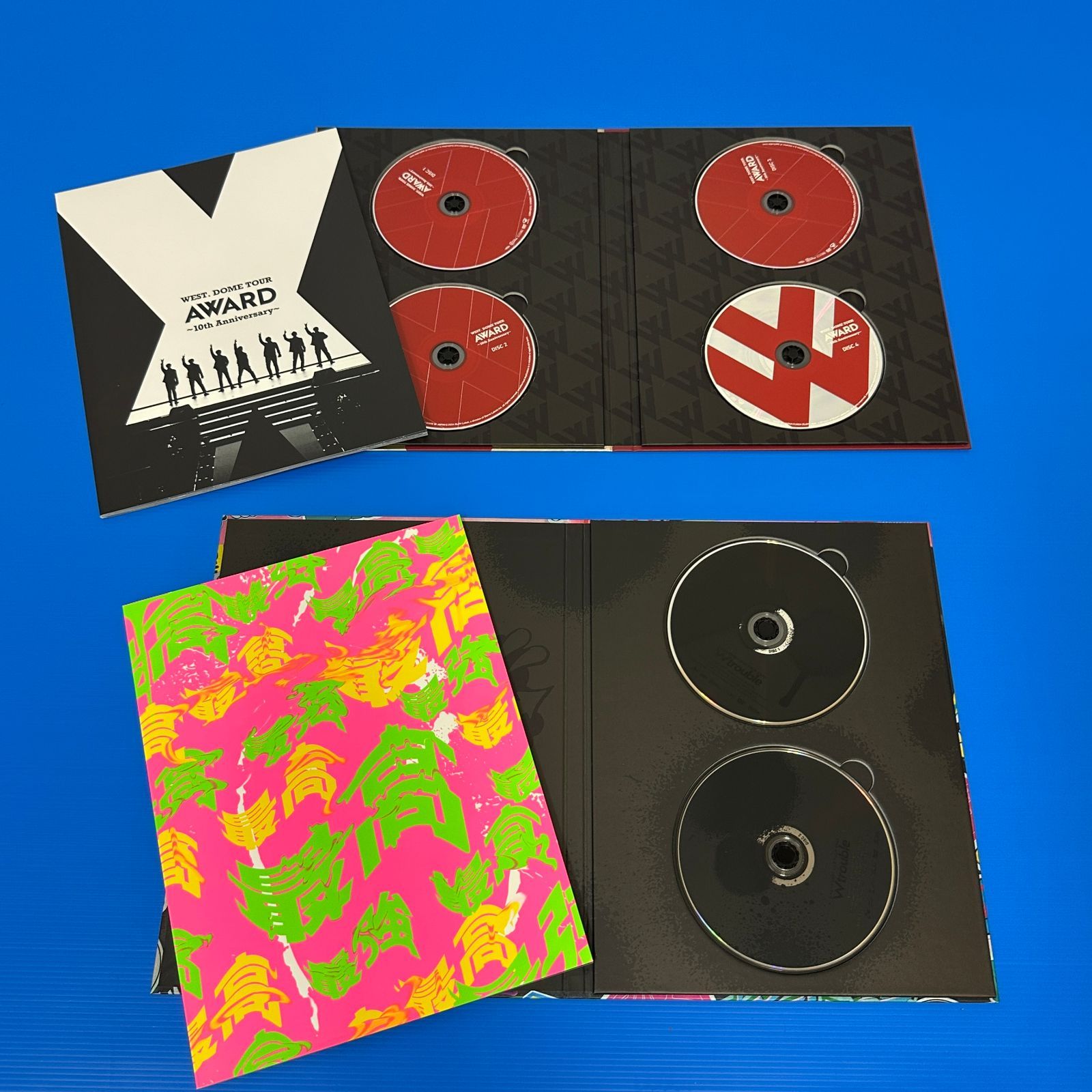 △100 WEST. / ジャニーズWEST LIVE DVD 8個 まとめ売り 中古品