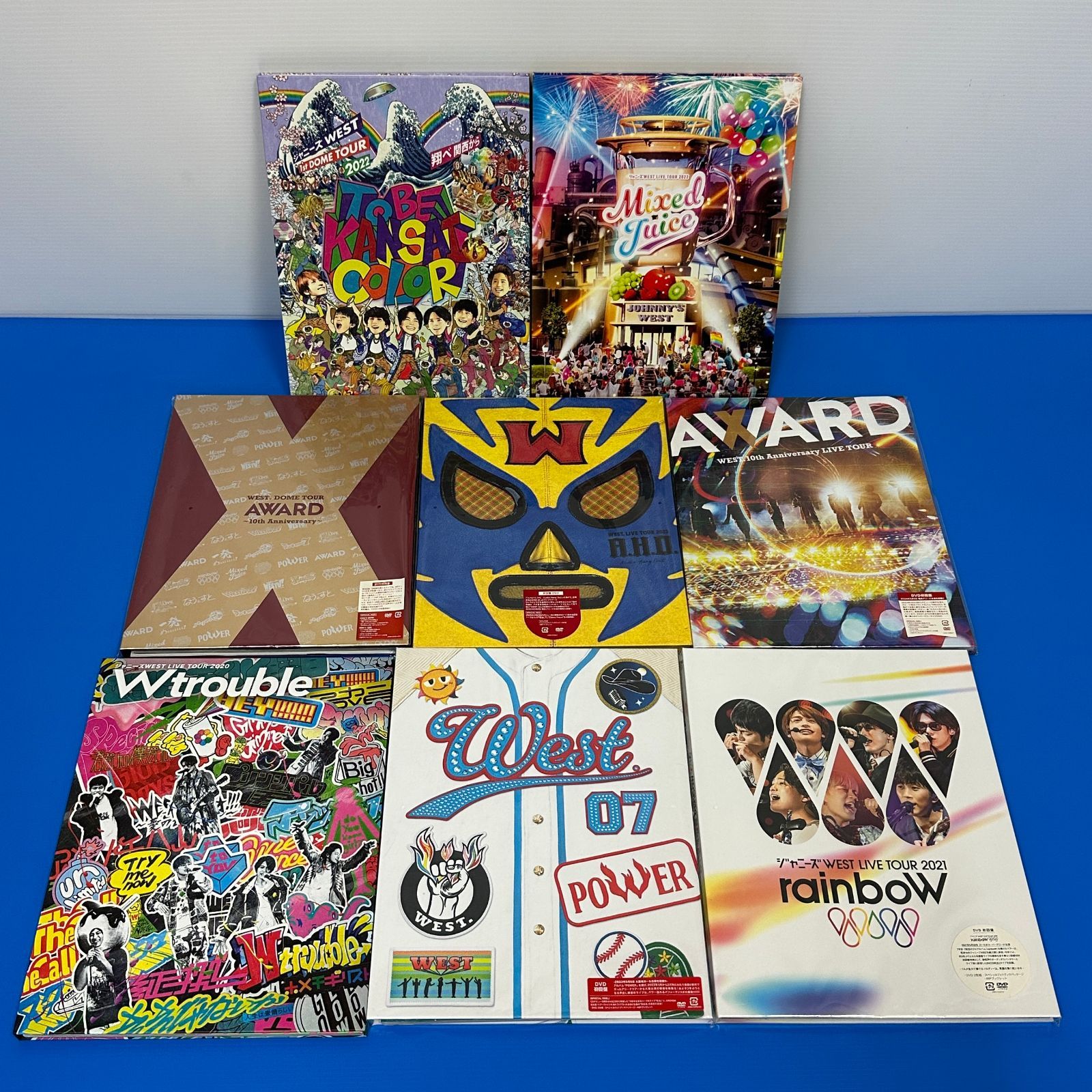 △100 WEST. / ジャニーズWEST LIVE DVD 8個 まとめ売り 中古品