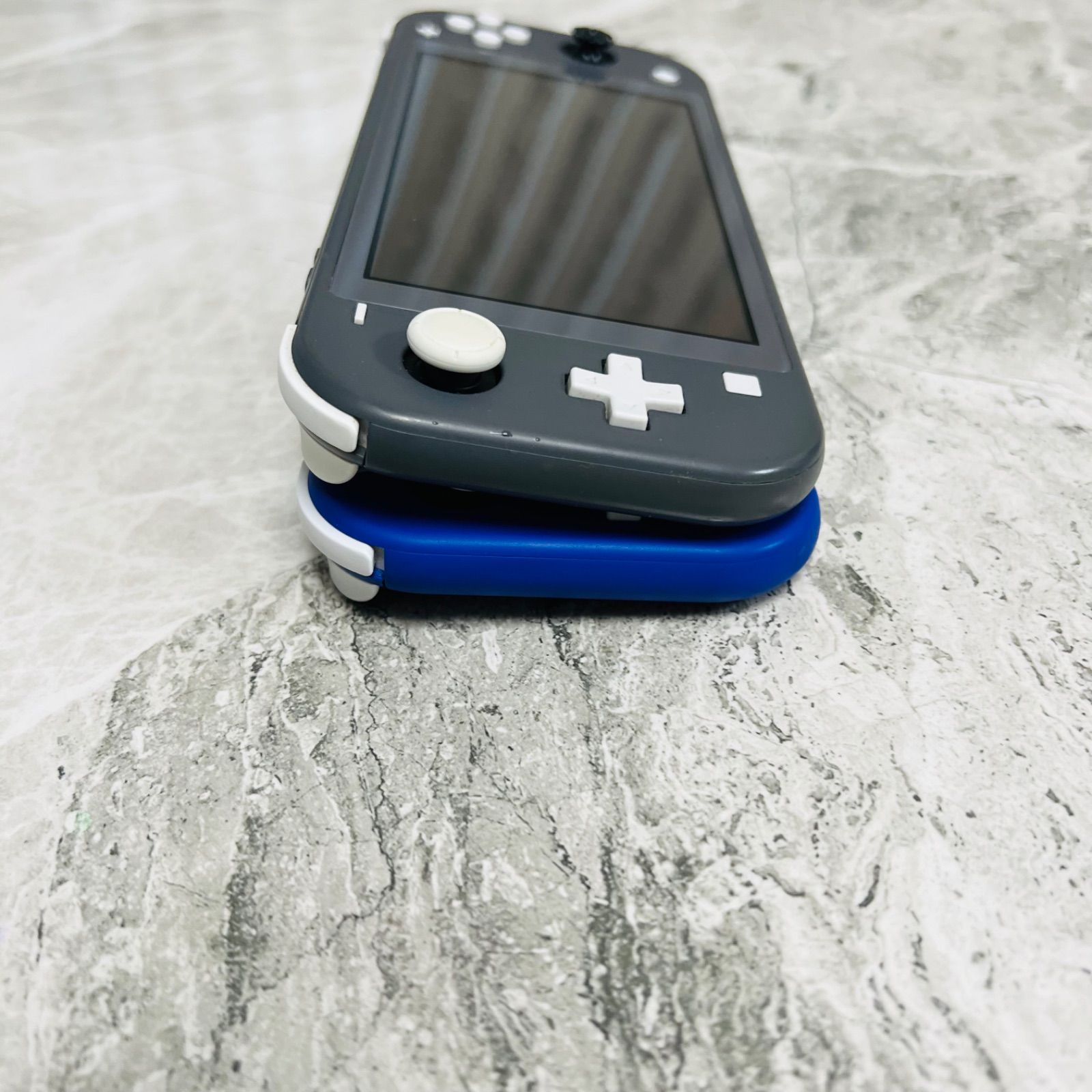 動作品】Nintendo Switch lite グレー ブルー 2台 - メルカリ