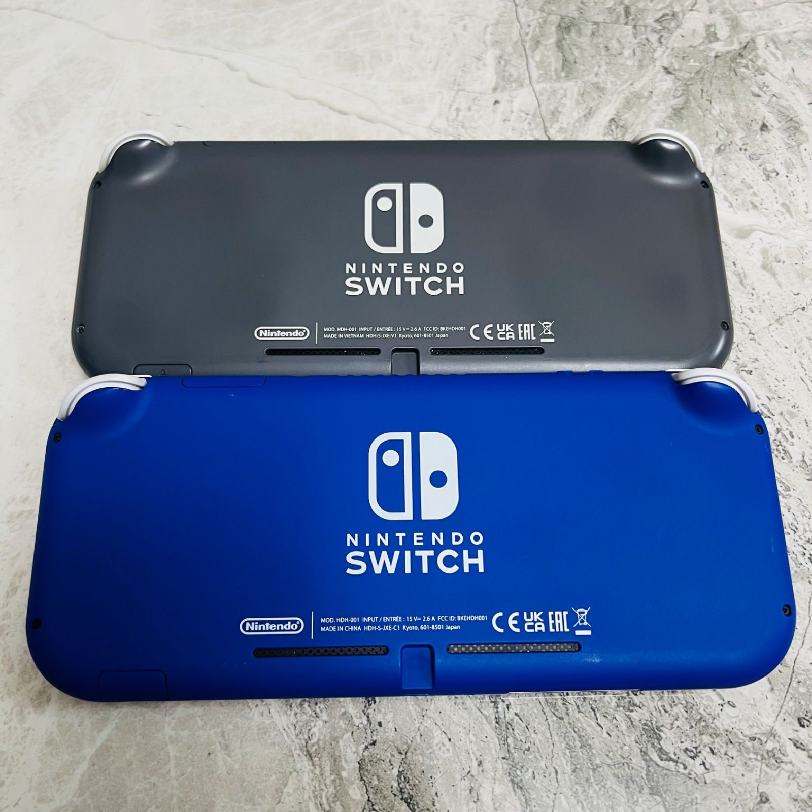 動作品】Nintendo Switch lite グレー ブルー 2台 - メルカリ