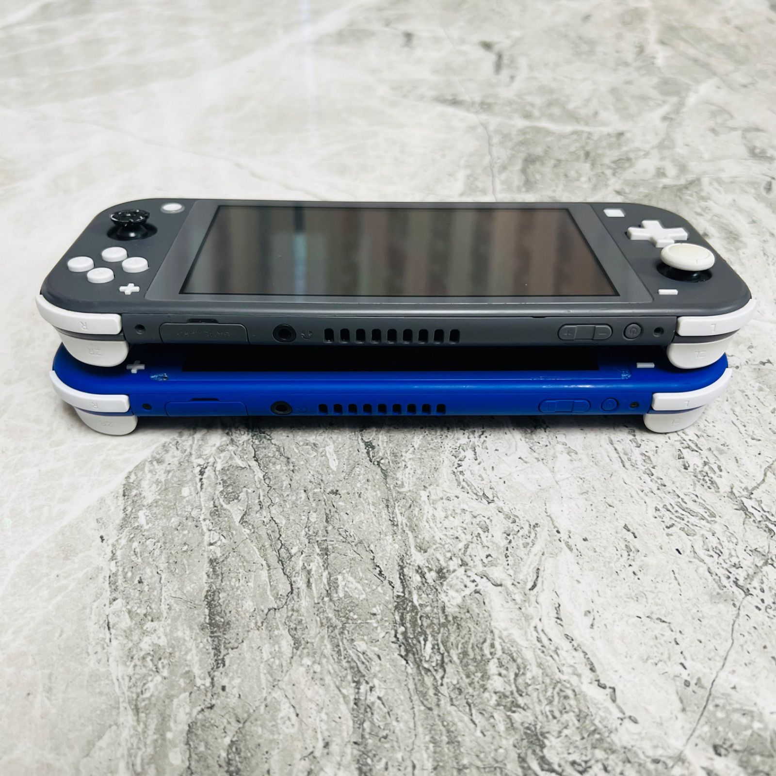 動作品】Nintendo Switch lite グレー ブルー 2台 - メルカリ