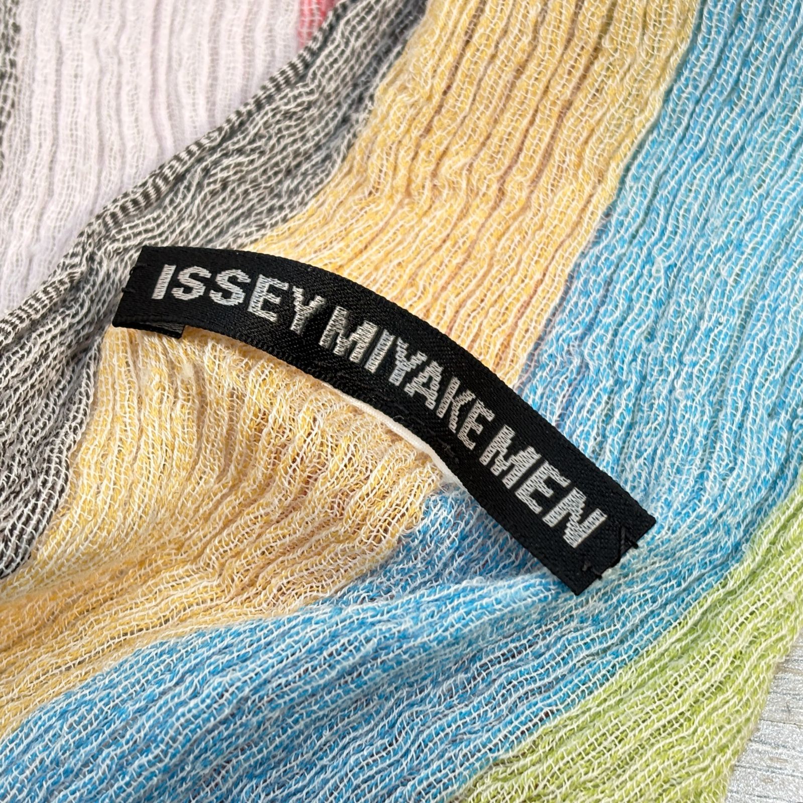 ISSEY MIYAKE MEN イッセイミヤケメン マルチカラー ストライプ
