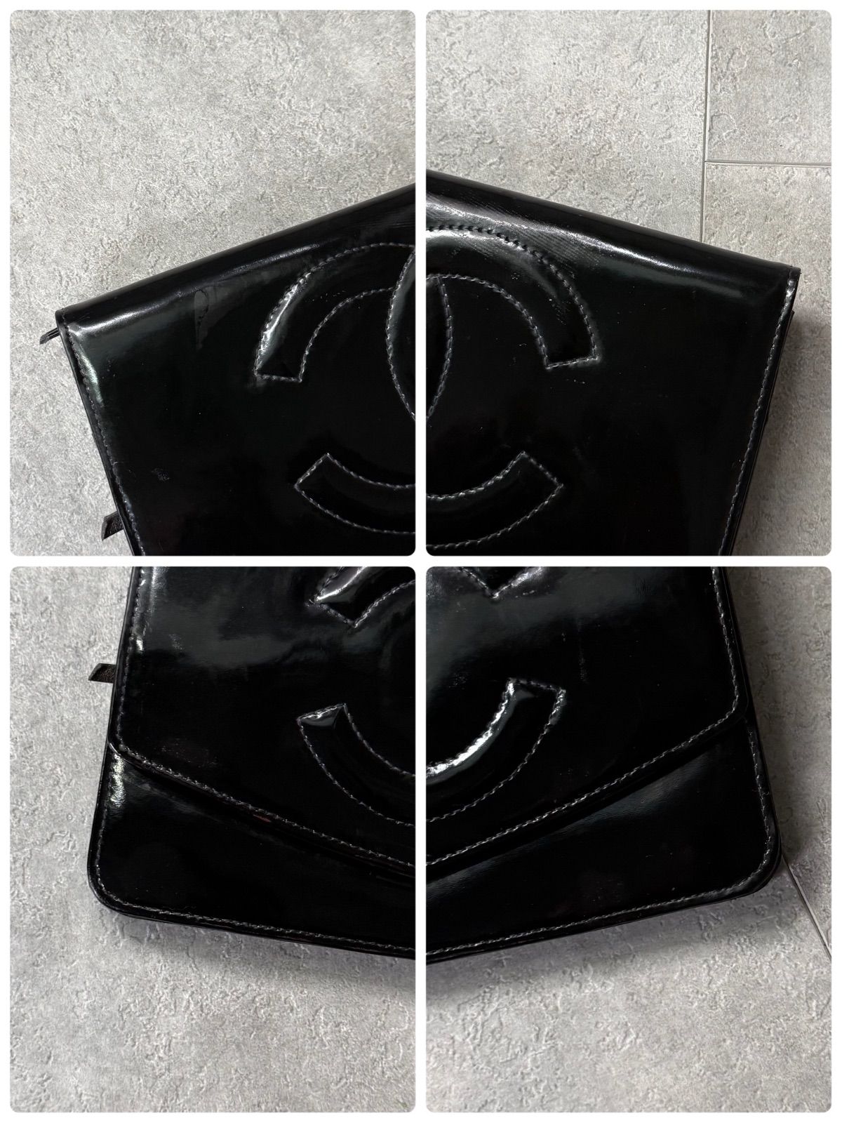 CHANEL シャネル タイムレスCC 長財布 パテントレザー ロング