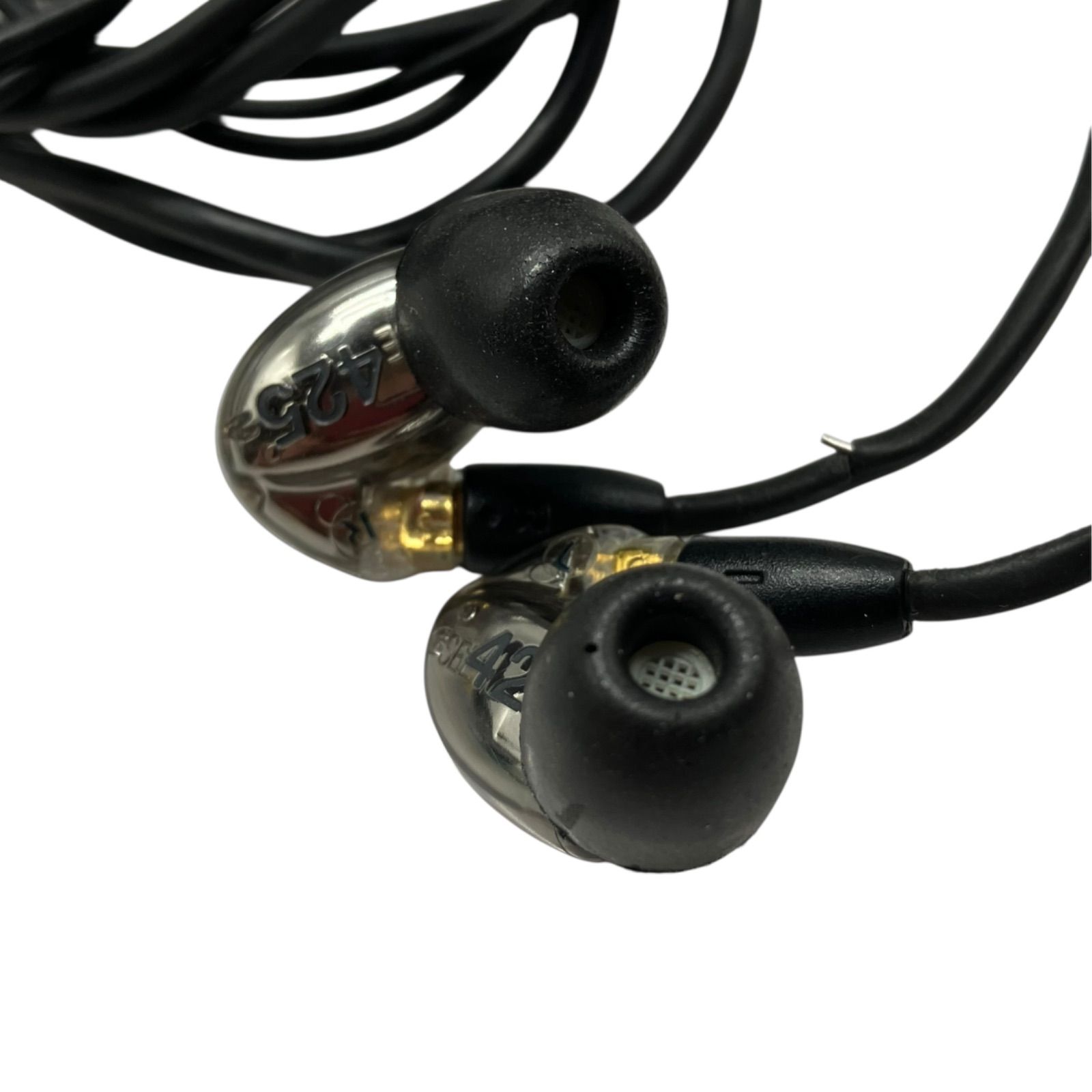 hs/9.5/10】SHURE シュア SE425 高遮音性イヤホン メタリックシルバー