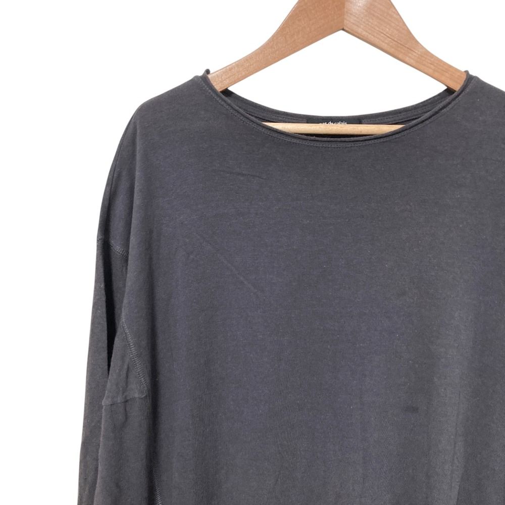 pas de calais パドカレ コットンリネン ロングスリーブ カットソー