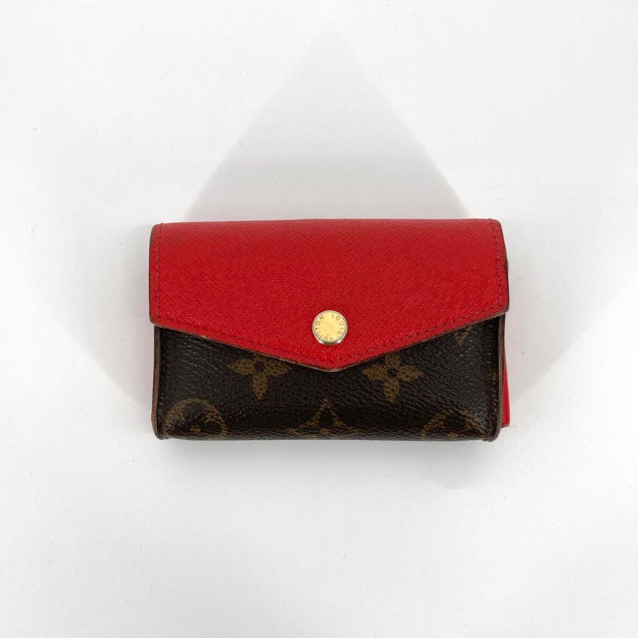 LOUIS VUITTON（ルイ・ヴィトン） ミュルティカルト サラ コクリコ M61274 長財布 ブラウン×レッド