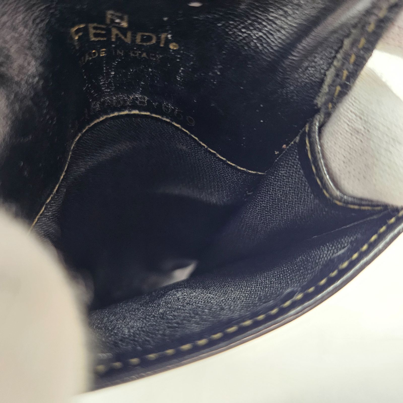 ヴィンテージ FENDI フェンディ メガネケース 眼鏡ケース ロゴ ペカン