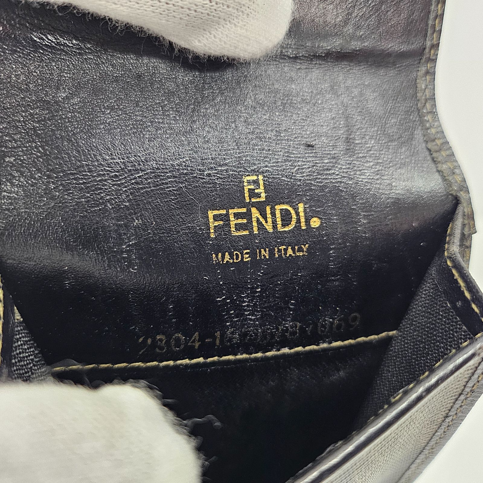 FENDI ペカン柄 メガネケース サングラスケース キャンバス ヴィンテージ ヴィンテージ FENDI フェンディ メガネケース 眼鏡ケース ロゴ ペカン