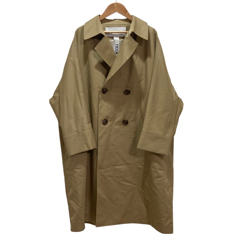 25SS TICCA ティッカ オーバーサイズ トレンチテントコート 0251410311