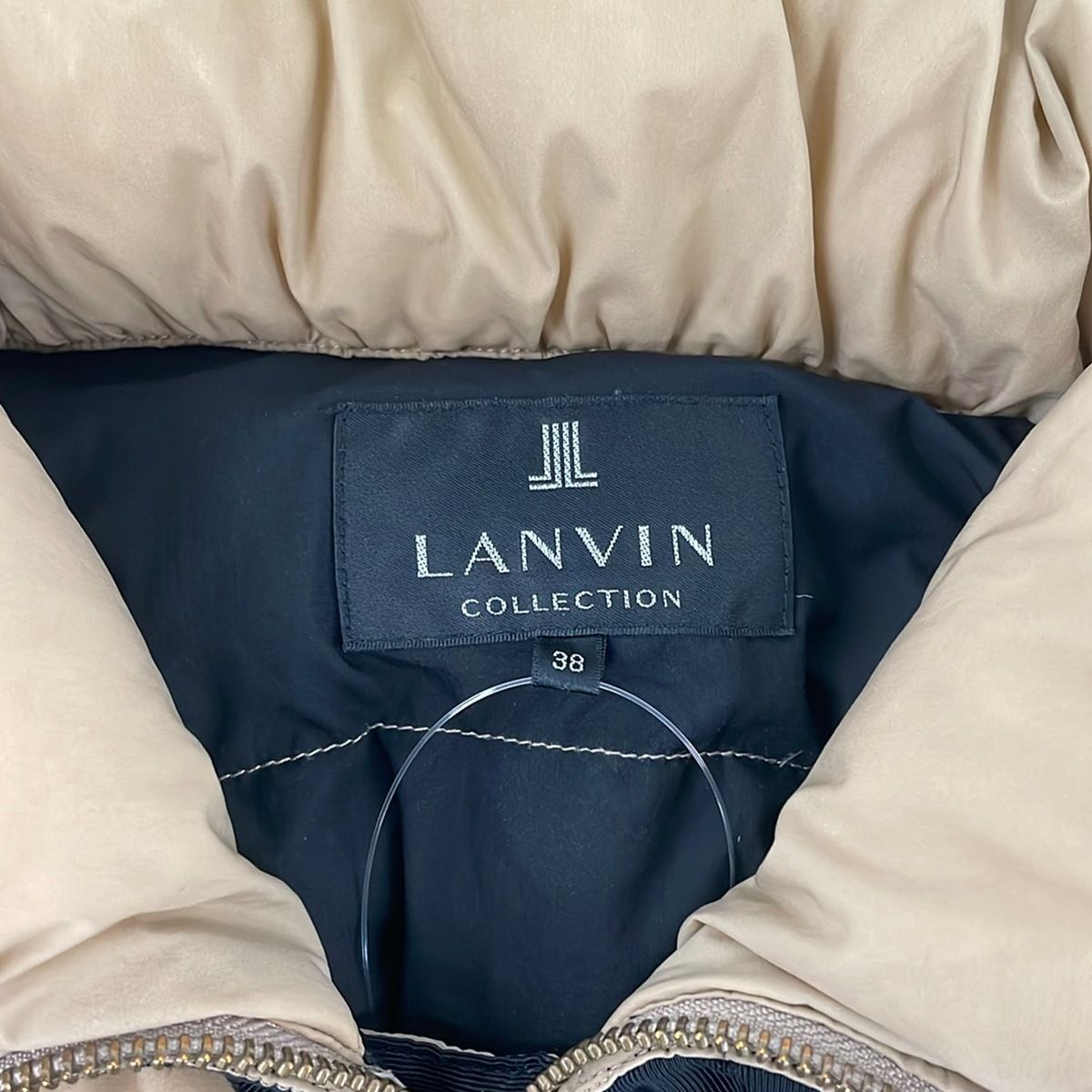 LANVIN en Bleu(ランバンオンブルー) ダウンコート サイズ38美品