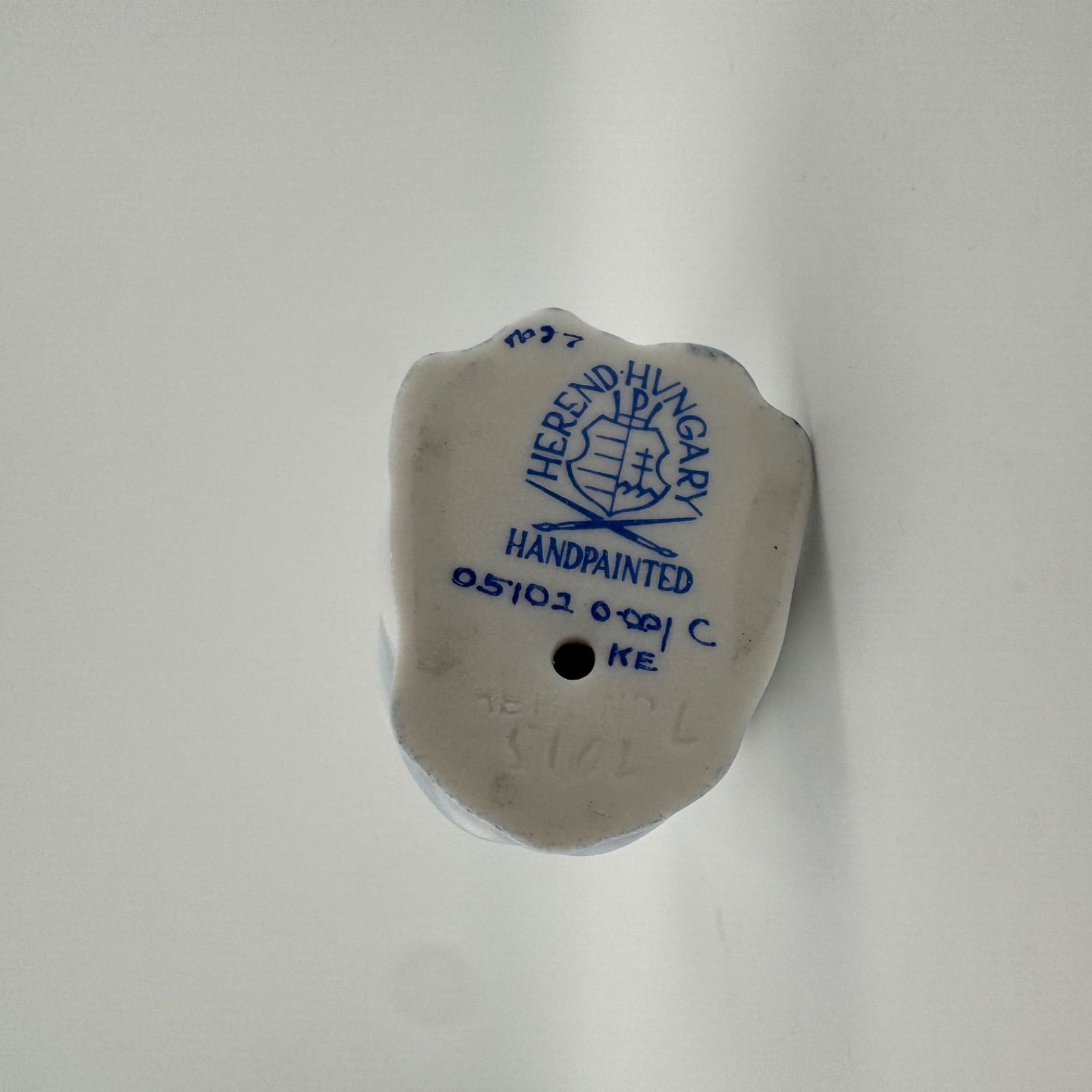 HEREND ヘレンド ミニフクロウ C 05102 フィギュリン 白 梟 ハンド