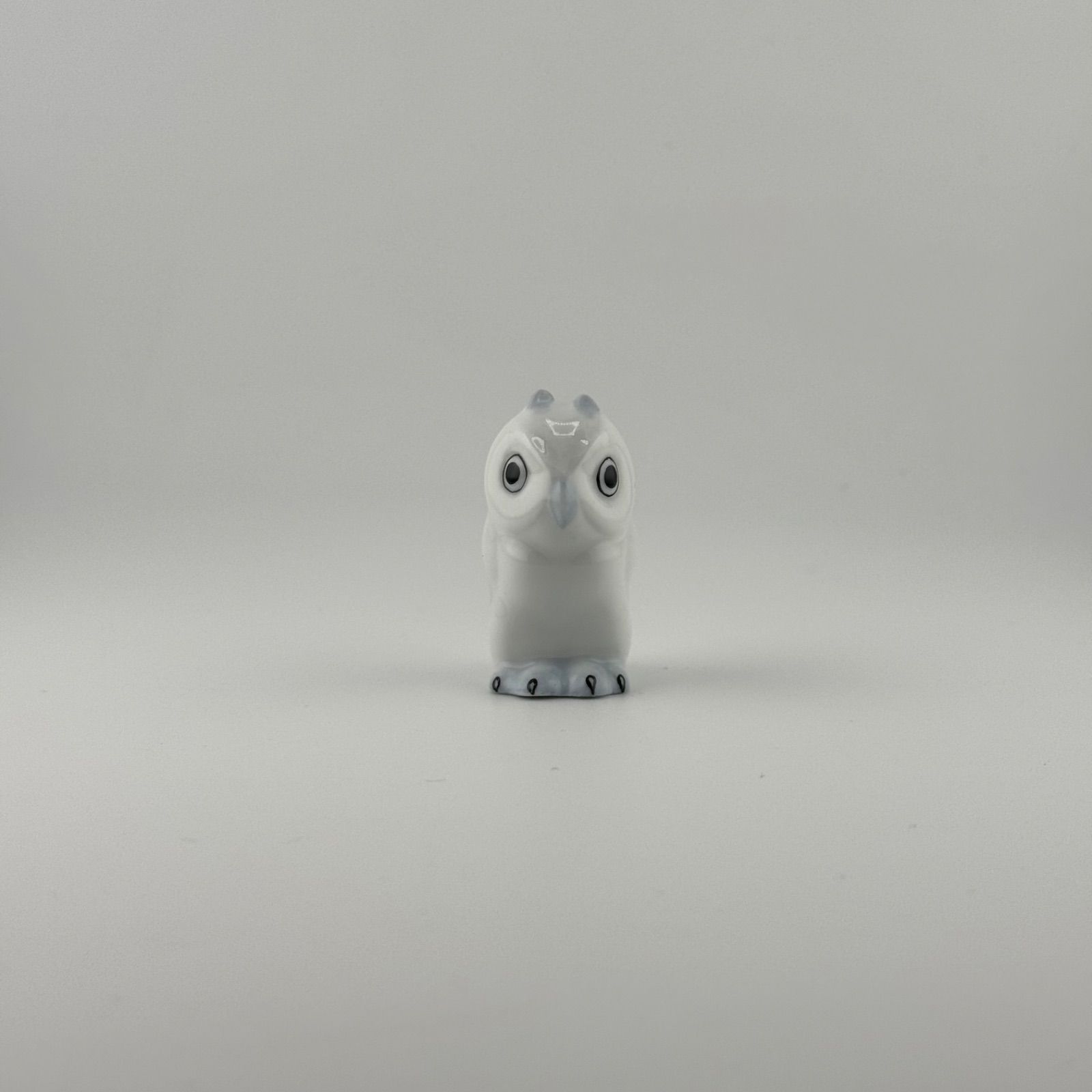 HEREND ヘレンド ミニフクロウ C 05102 フィギュリン 白 梟 ハンド