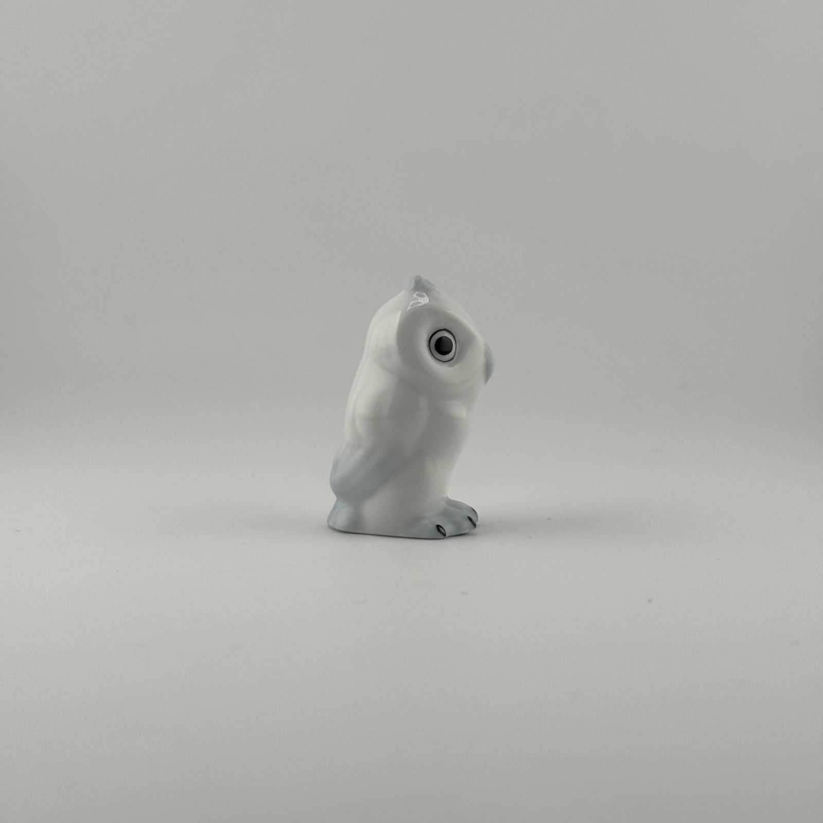 HEREND ヘレンド ミニフクロウ C 05102 フィギュリン 白 梟 ハンド