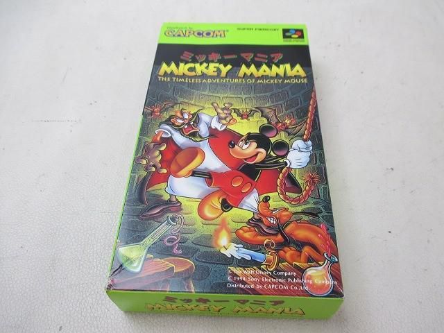 中古品 ゲーム スーパーファミコン ソフト ミッキーマニア 箱・説付き