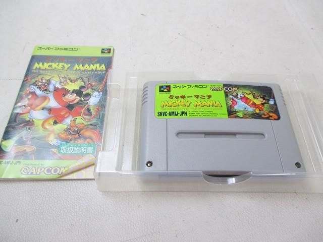 中古品 ゲーム スーパーファミコン ソフト ミッキーマニア 箱・説付き