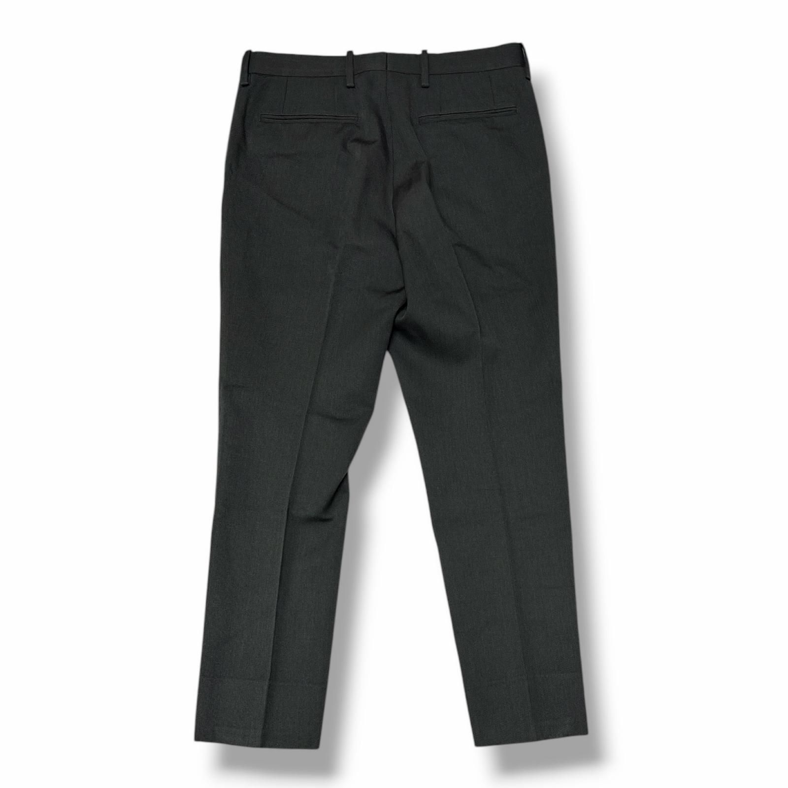 AURALEE WOOL KID MOHAIR GABARDINE NARROW SLACKS モヘヤナロー