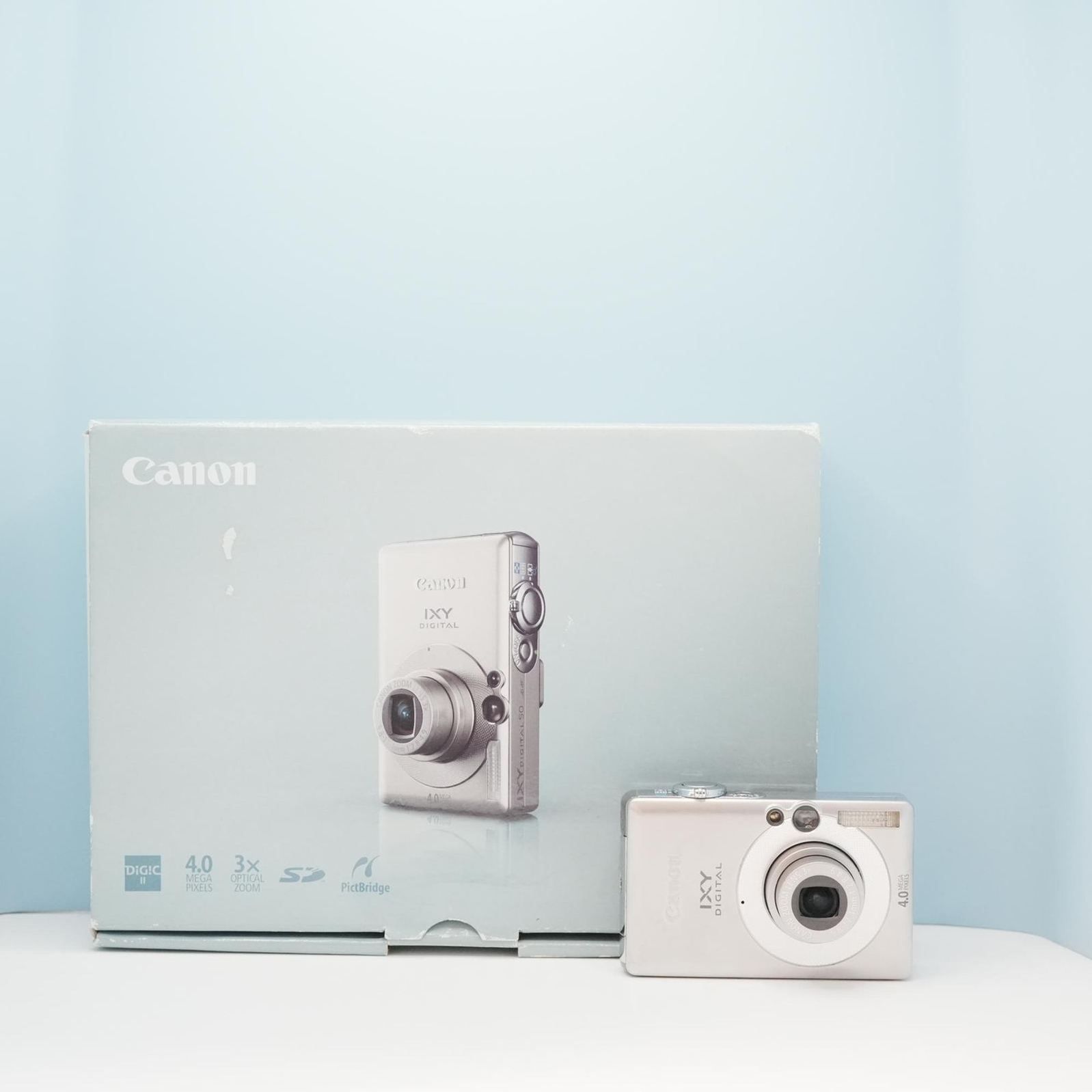Canon IXY DIGITAL 50 デジカメ スマホ転送OK フルセット 美品