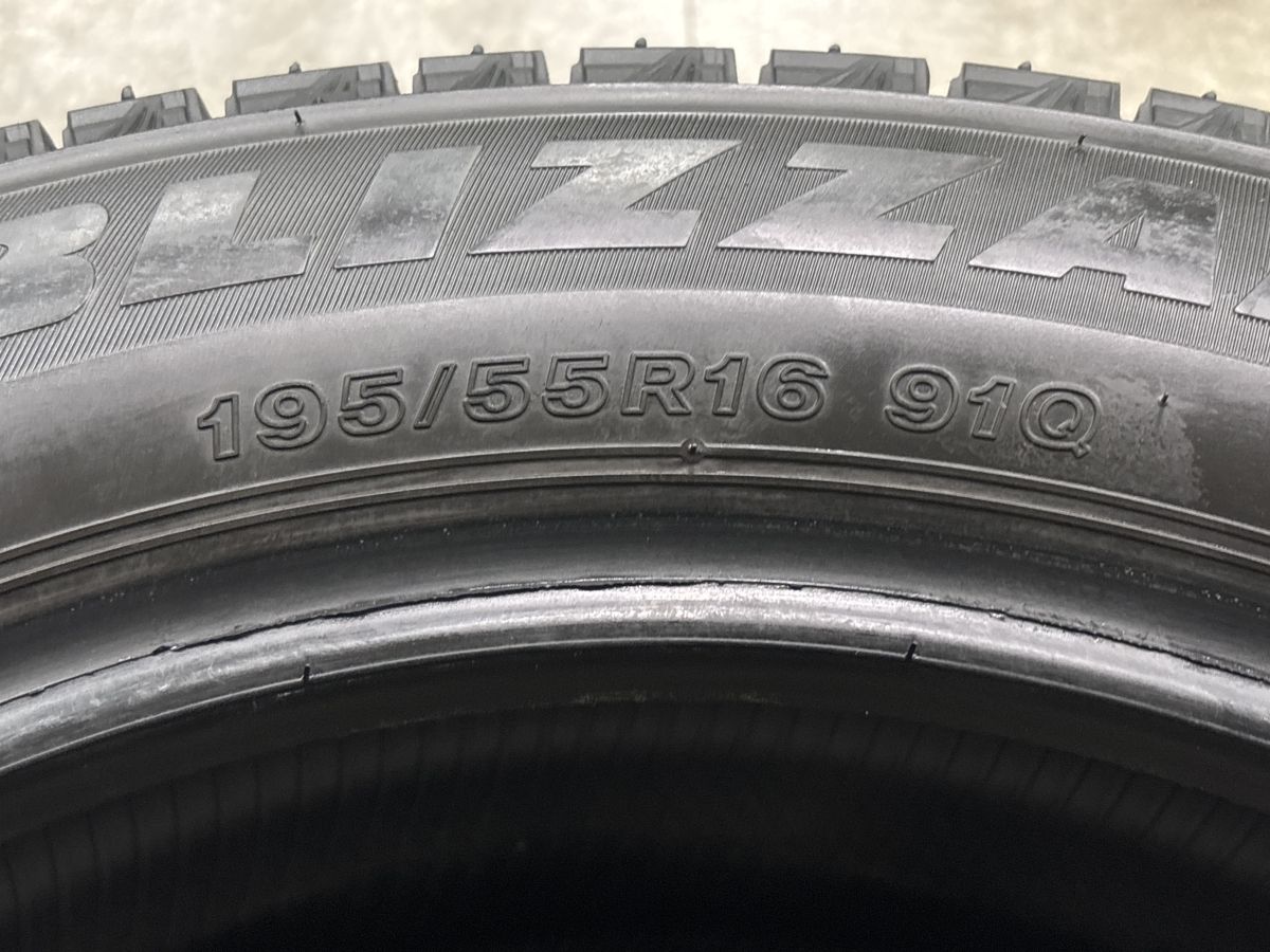 195/55R16ブリヂストン　VRX3 バリ山　ホイールセット　アクア　ノート 2024年製 バリ溝】ブリヂストン ブリザック VRX3 195/55R16 1本 VW