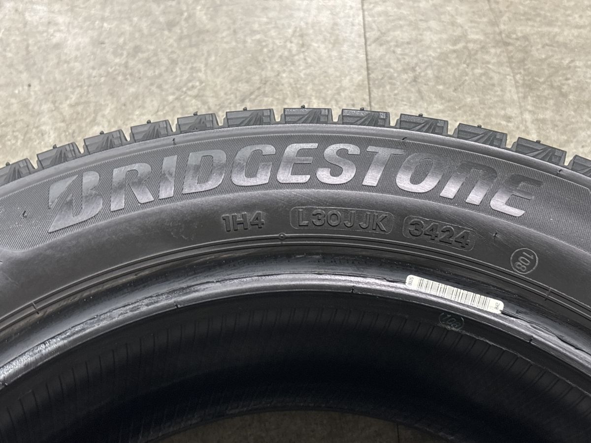 2024年製 バリ溝】ブリヂストン ブリザック VRX3 195/55R16 1本 VW
