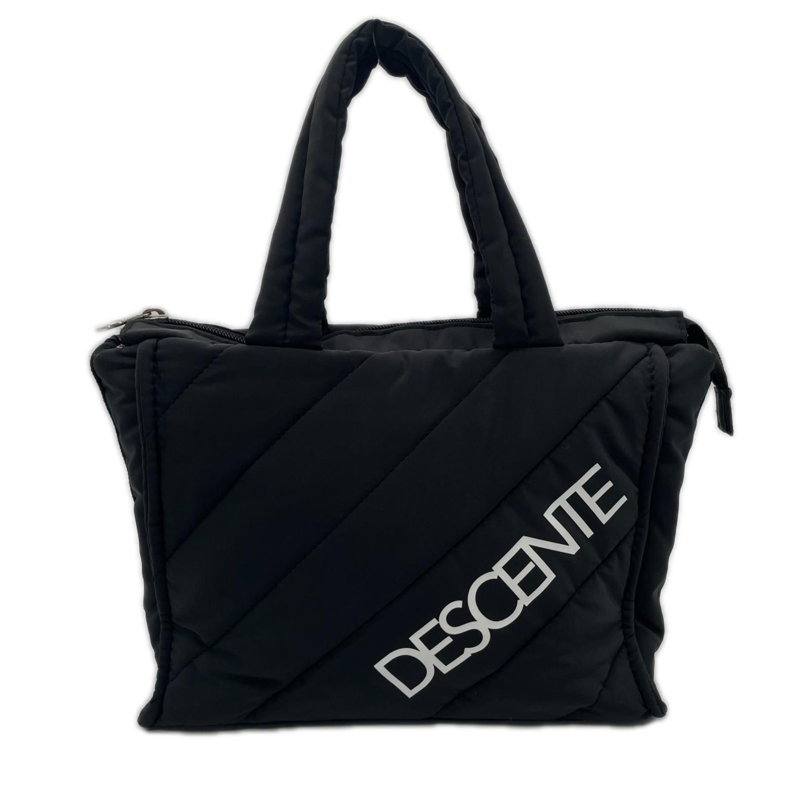 中古 デサントゴルフ DESCENTE GOLF カートバッグ ブラック 中わた入り