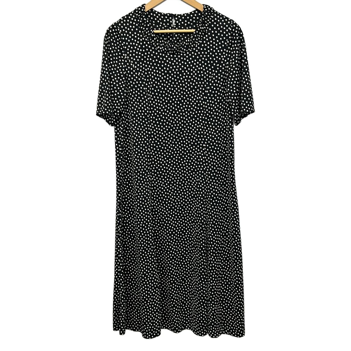 Leilian(レリアン) ワンピース サイズ13+ S レディース美品 - 黒×白