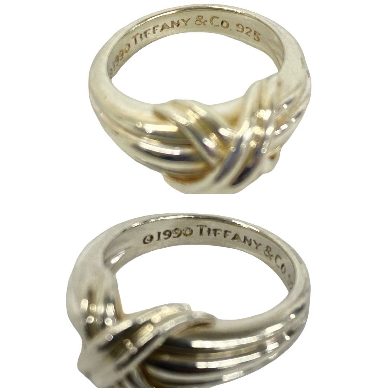 TIFFANY＆Co.ティファニーシルバーリング　メルカリ便 極 美品 TIFFANY&Co. ティファニー ヴィンテージ シグネチャー リング