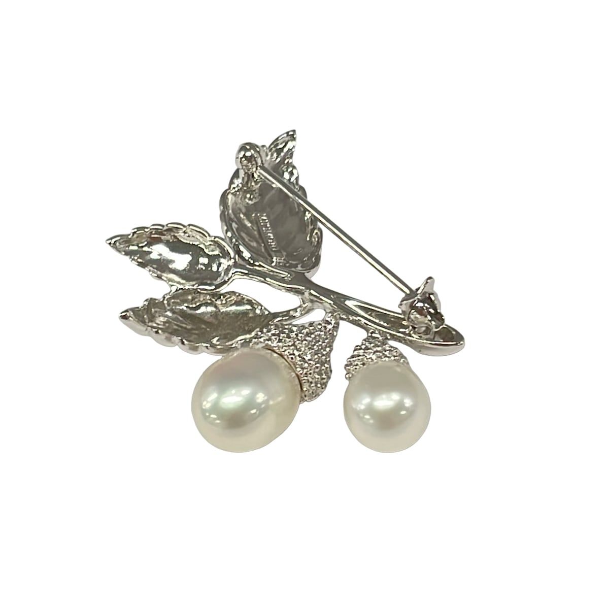 mikimoto(ミキモト) ブローチ美品 - シルバー×アイボリー - メルカリ