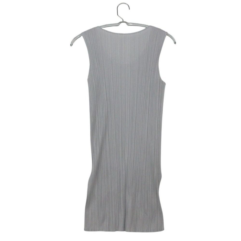 プリーツ ノースリーブ チュニック グレー サイズ3 PLEATS PLEASE プリーツプリーズ チュニック PLEATS PLEASE イッセイ