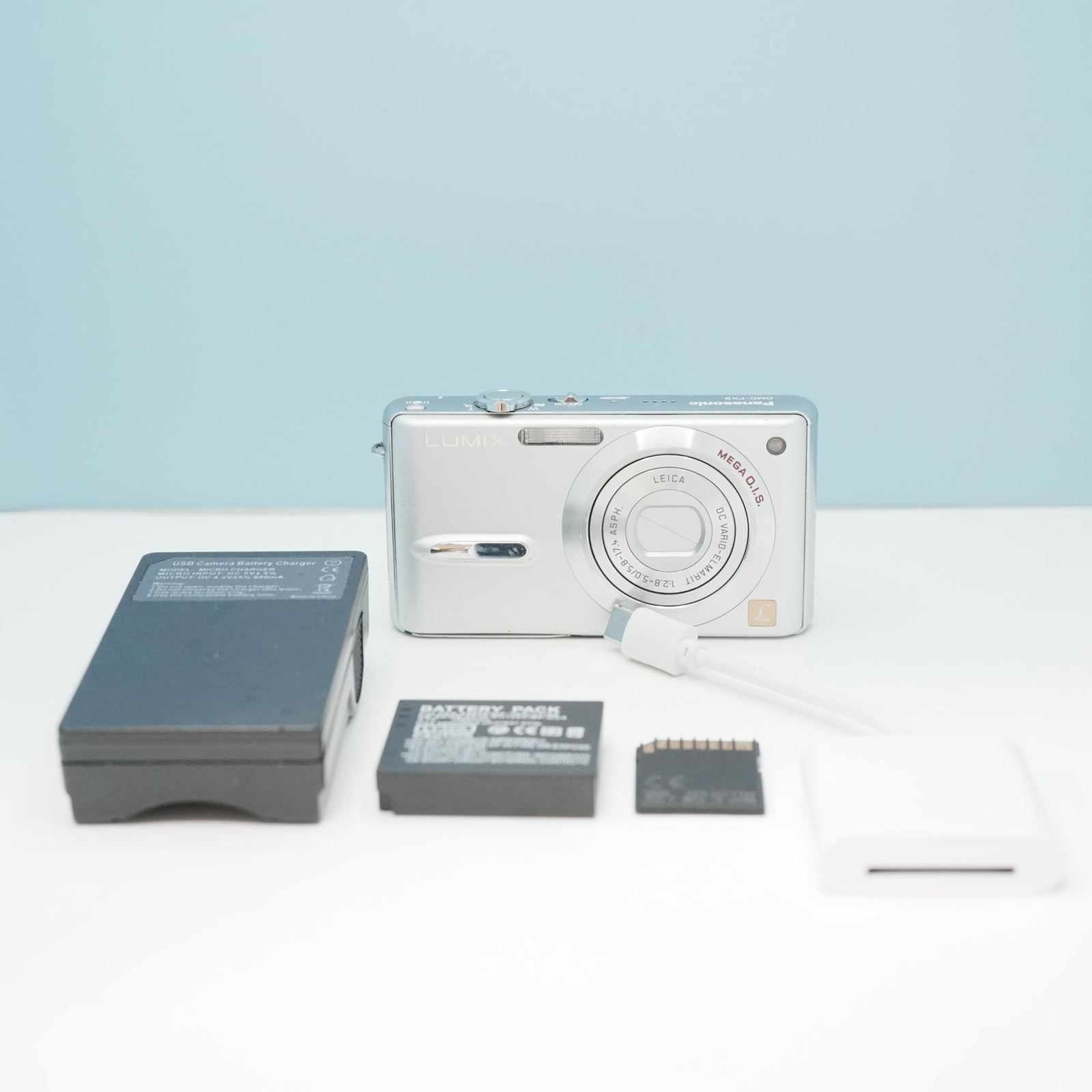 Panasonic LUMIX DMC-FX9 デジカメ スマホ転送OK フルセット シロクマ