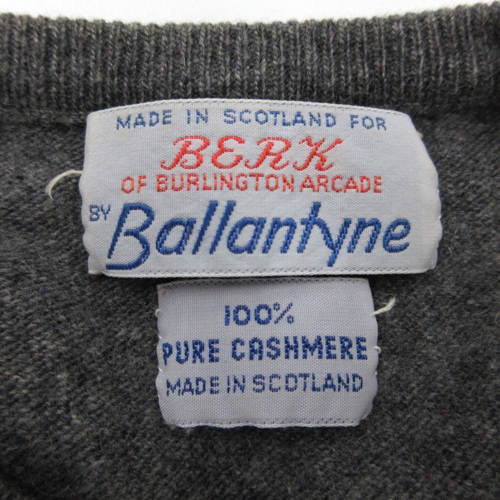 BALLANTYNE バランタイン ニット カシミヤ100% 花柄 セーター プル