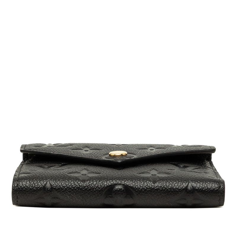 ルイヴィトン アンプラント ノワール　ヴィクトリーヌ　財布　M64060 ルイ ヴィトン モノグラム アンプラント ポルトフォイユ ヴィクトリー