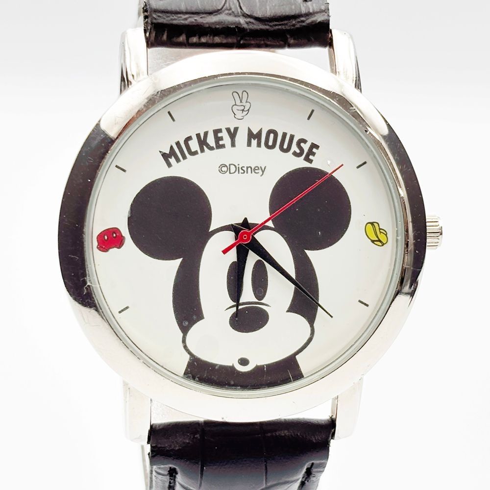 最終値下げ【電池交換済・美品】Disney ミッキーマウス 腕時計 コンビカラー 稼働品 新品電池交換済 ミッキーマウス - メルカリ