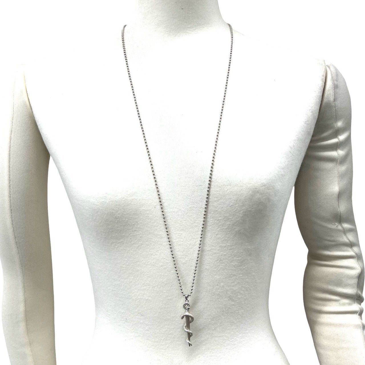 極 美品 TIFFANY&Co. ティファニー カドゥケウス ネックレス シルバー